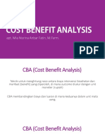 5 - Cost Benefit Analysis