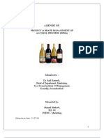 Product & Brand Management of Alcohol Indystry in India