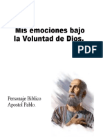 Mis emociones bajo la Voluntad de Dios