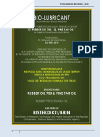 Biolubricant Pine Tar Oil 21018-2020-4