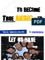 How To Become True Er: Aiesec
