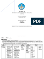 Silabus: Sekolah Dasar/Madrasah Ibtidaiyah (SD/MI) Kurikulum 2013