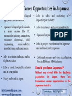 Career Options For Japanese Language - Option2