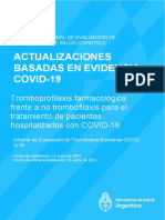 Informe Covid 19 n8 Tromboprofilaxis