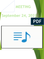 1ST Pta Meeting 21-22