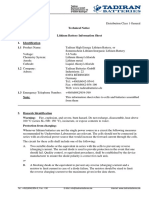 2 - Lithium Battery Information Sheet LTN-060-26-o