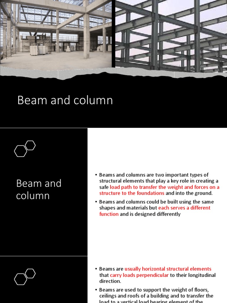 Column and Beam | PDF