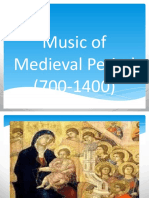 Music of Medeival Period (700-1400)
