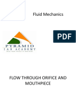 Fluid Mechanics Orifice