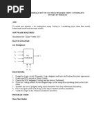 Ex. No: 2a Simulation of 4X1 Multiplexer Using 3 Modeling Styles in Verilog Date: Aim