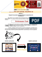 FILIPINO 10 - Q3 Performance Task 1