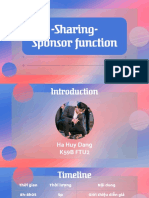 (FFC) Sponsor Function Sharing