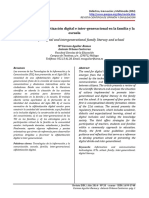 Articulo - La Necesidad de Alfabetización Digital e Inter-Generacional en La Familia y