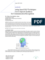 Deep Learning Based NLP Techniques