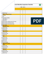 Fire Hydrant Monthly Inspection Checklist: Descriptions Yes No A Pre-Test Check Indicator Lamps