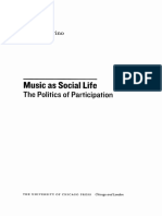 (Chicago Studies in Ethnomusicology) Thomas Turino - Music As Social Life - The Politics of Participation-University of Chicago Press (2008)