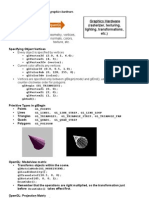 Application 3-D World Simulation User Interface Graphics Hardware (Rasterizer, Texturing, Lighting, Transformations, Etc.)