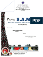 Activity Design On Project SAMA