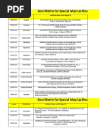 Seat Matrix For Special Mop Up Round SS Counsellin