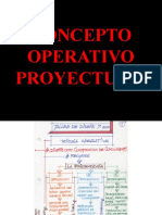 Concepto Operativo Proyectual