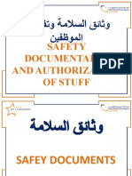 5.21 Safety Documentaion and Authorization Workshop