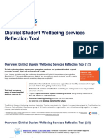 District Student Wellbeing Services Reflection Tool