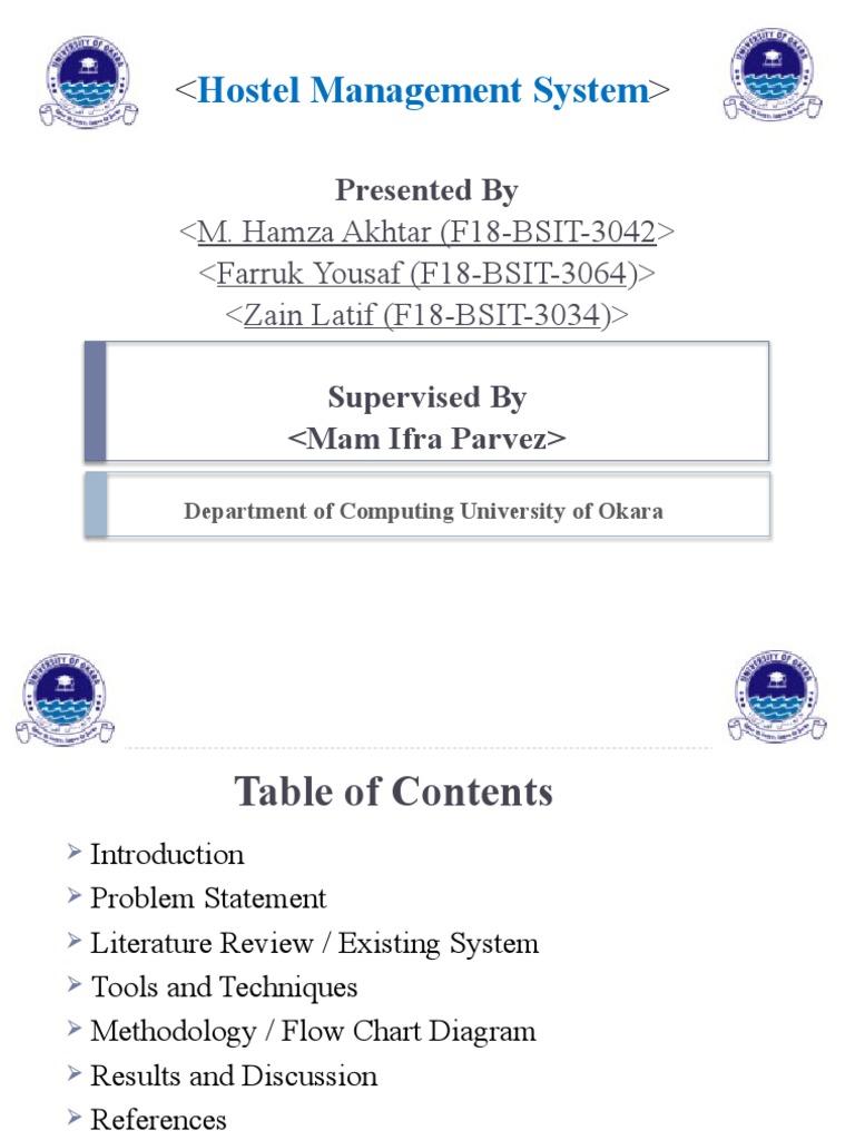 Hostel Management System | PDF | Php | Software