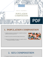 Population Composition: Unit-Ii - Chapter - 3