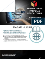 Materi Tahapan Pendaftaran Parpol Dan Pencalonan