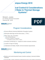 Campus Energy 2019: "Microbiological Control & Considerations For Chilled Water & Thermal Storage Systems"