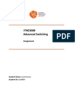 ITNE3008 Advanced Switching: Assignment