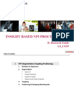 Insight Based Npi Process Toolkit: II. Research Guide 1.0 - 2 STP