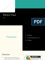 Direct Cost 