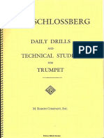 Max Schlossberg - Daily Drills and Technical Studies For Trumpet