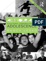 Nancy Lesko - Act Your Age! A Cultural Construction of Adolescence