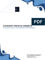 Proposal Website PT MARGI JAVA NUSANTARA INDONESIA
