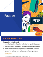 Passive Voice USE and EXAMPLES