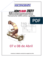 Mastercam 2021 Modelamento Gratuito Online