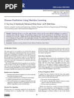 Disease Prediction using Machine Learning