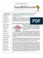 Hidrocarburos Bolivia Informe Semanal Del 13 Al 19 Junio 2011