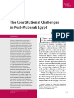 The Constitutional Challenges in Post-Mubarak Egypt: Mahmoud Hamad