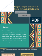 RIZAL NUR ROCHMAN Pengembangan Kompetensi Sebagai Tujuan Pembelajaran