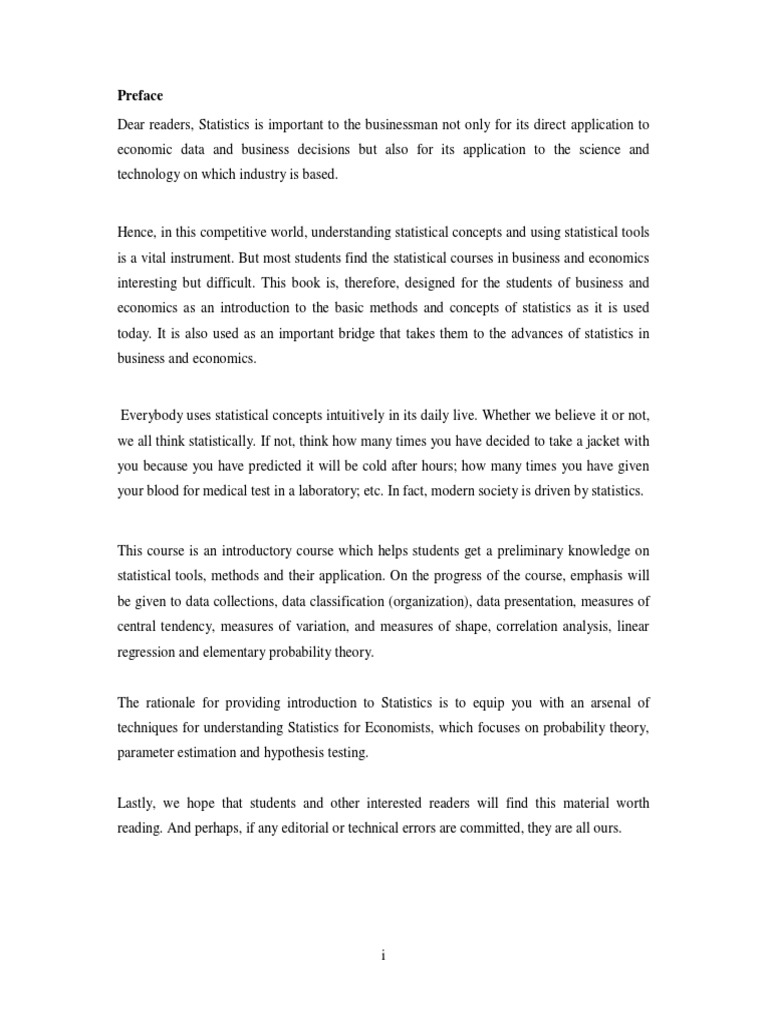 Introduction to business statistics pdf statistics regression