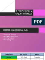 Estado Nutricional y Requerimientos