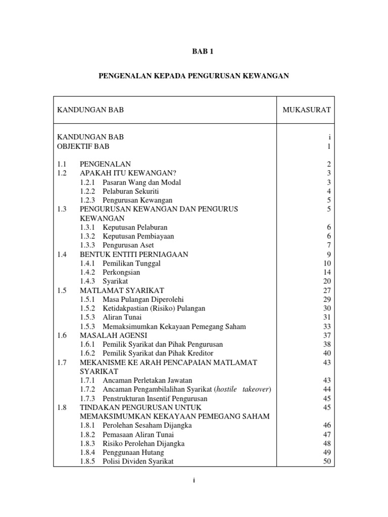 Bab 1 | PDF