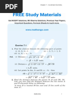 Mathongo.com NCERT Solutions Class 10 Maths Chapter 7 Coordinate Geometry