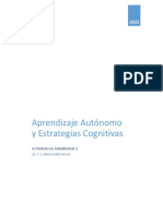 Tema 1 Aprendizaje autónomo y estrategias cognitivas