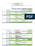 Agenda Mingguan 4-8 April 2022