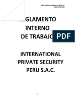Reglamento Interno en El Trabajo - IPS PERU