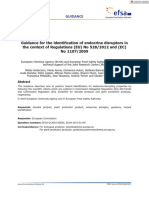 EFSA Journal - 2018 - Guidance For The Identification of Endocrine Disruptors in The Context of Regulations EU No 528